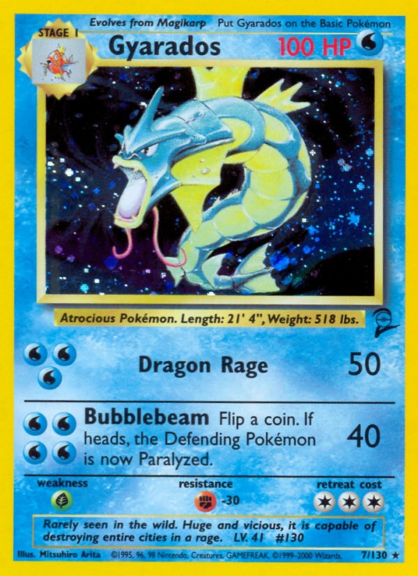 Gyarados (7/130) [Base Set 2] | GnG Games