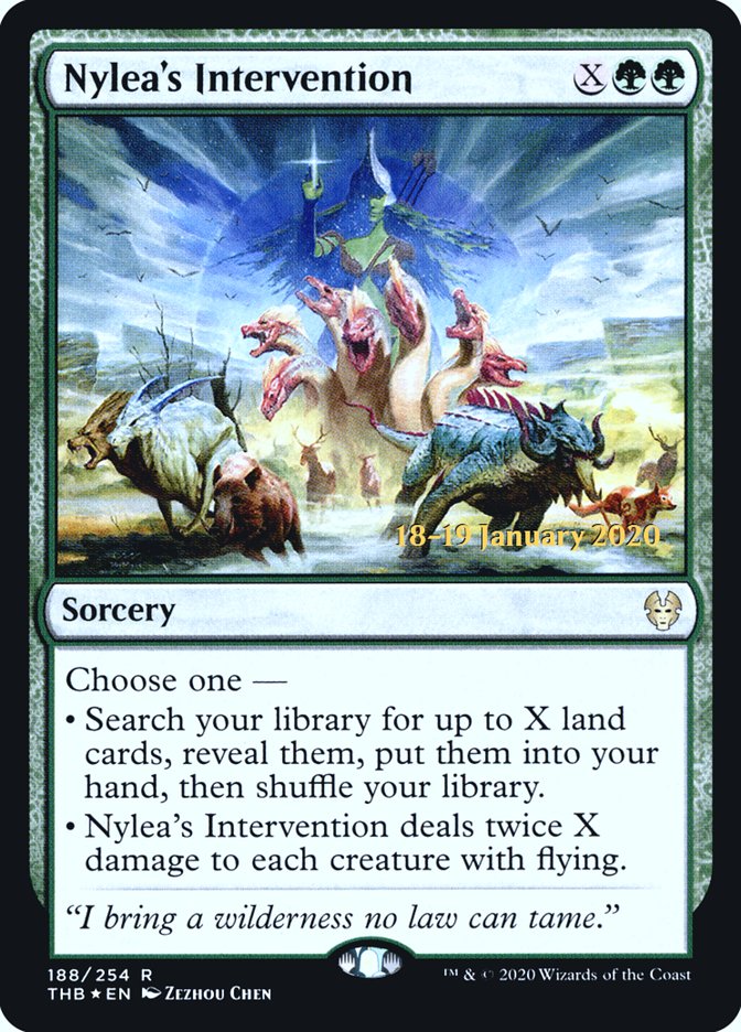 Nylea's Intervention [Theros Beyond Death Prerelease Promos] | GnG Games