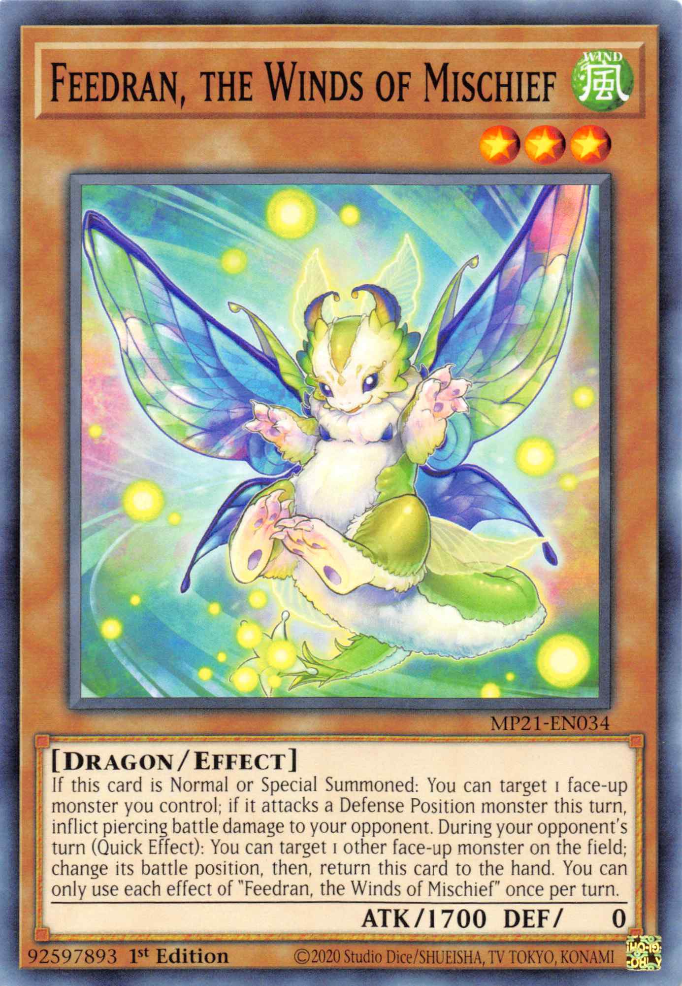 Feedran, the Winds of Mischief [MP21-EN034] Common | GnG Games