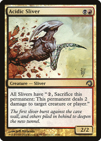 Acidic Sliver [Premium Deck Series: Slivers] | GnG Games