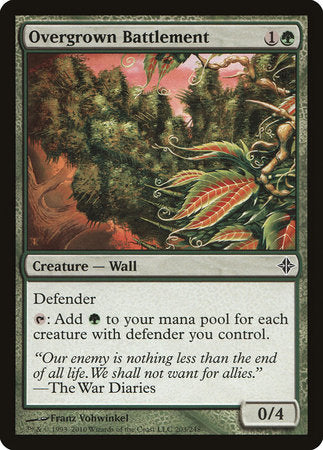 Overgrown Battlement [Rise of the Eldrazi] | GnG Games