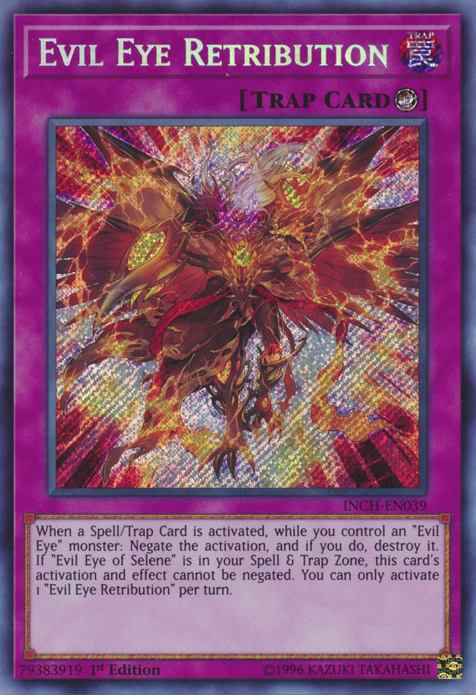 Evil Eye Retribution [INCH-EN039] Secret Rare | GnG Games