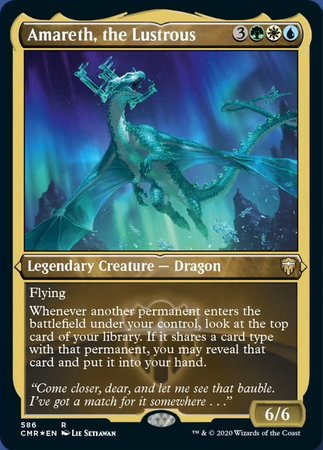 Amareth, the Lustrous (Foil Etched) [Commander Legends] | GnG Games