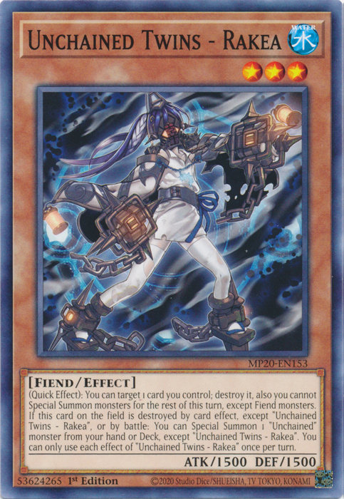 Unchained Twins - Rakea [MP20-EN153] Common | GnG Games
