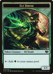 Elf Druid // Beast (020/036) Double-sided Token [Commander 2014 Tokens] | GnG Games