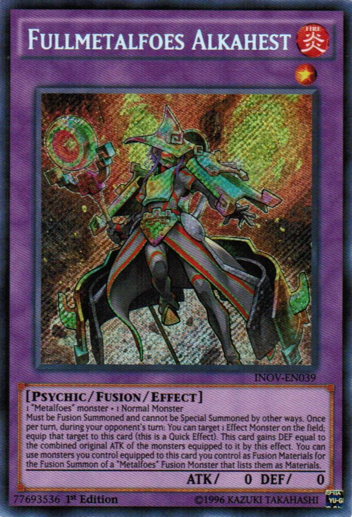 Fullmetalfoes Alkahest [INOV-EN039] Secret Rare | GnG Games