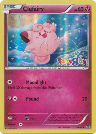 Clefairy (50/83) (Toys R Us Promo) [XY: Generations] | GnG Games