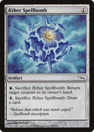 Aether Spellbomb [Mirrodin] | GnG Games