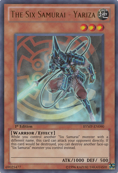 The Six Samurai - Yariza [RYMP-EN090] Ultra Rare | GnG Games