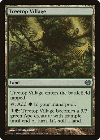 Treetop Village [Duel Decks: Garruk vs. Liliana] | GnG Games