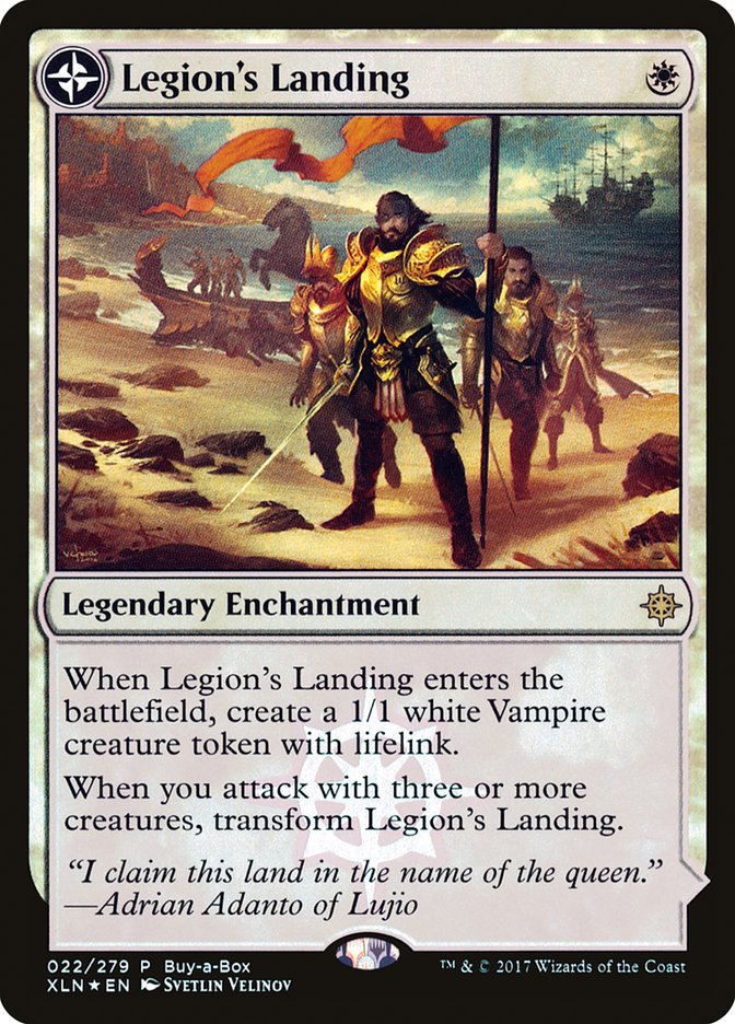 Legion's Landing // Adanto, the First Fort (Buy-A-Box) [Ixalan Treasure Chest] | GnG Games