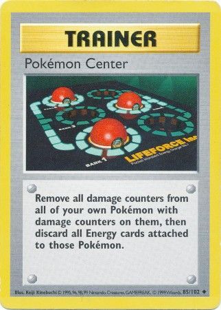 Pokemon Center (85/102) [Base Set Shadowless Unlimited] | GnG Games