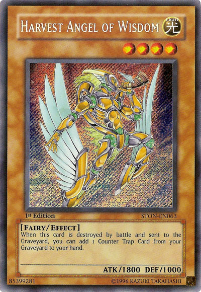 Harvest Angel of Wisdom [STON-EN063] Secret Rare | GnG Games