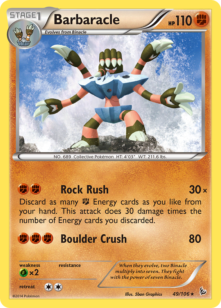 Barbaracle (49/106) [XY: Flashfire] | GnG Games