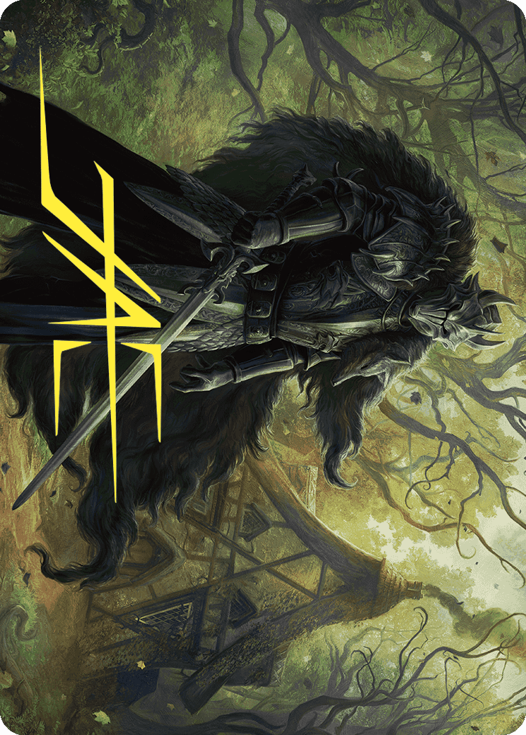 Agatha's Champion Art Card (Gold-Stamped Signature) [Wilds of Eldraine Art Series] | GnG Games