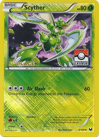 Scyther (4/108) (League Promo 1st Place) [Black & White: Dark Explorers] | GnG Games