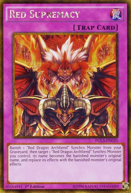 Red Supremacy [PGL3-EN020] Gold Secret Rare | GnG Games