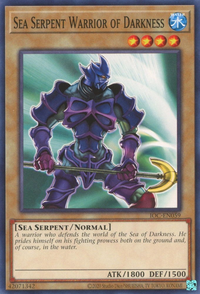 Sea Serpent Warrior of Darkness (25th Anniversary) [IOC-EN059] Common | GnG Games
