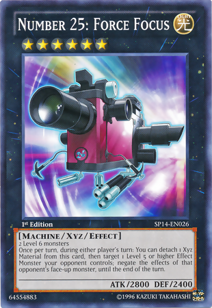 Number 25: Force Focus [SP14-EN026] Starfoil Rare | GnG Games