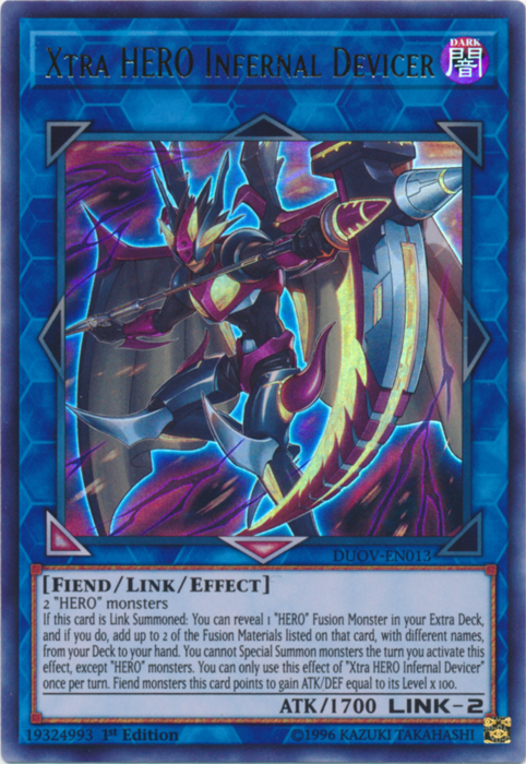 Xtra HERO Infernal Devicer [DUOV-EN013] Ultra Rare | GnG Games