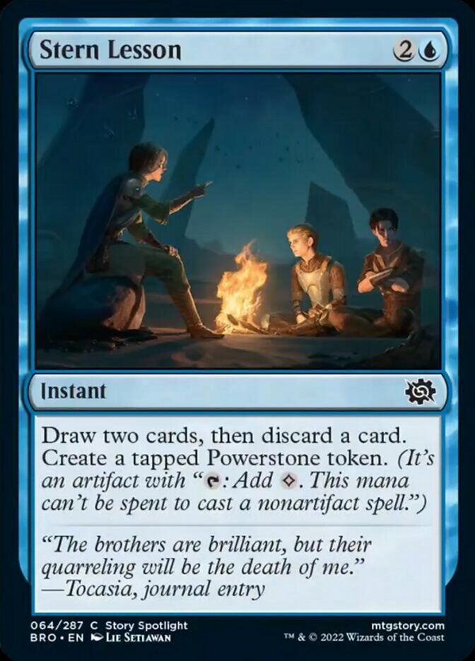 Stern Lesson [The Brothers' War] | GnG Games