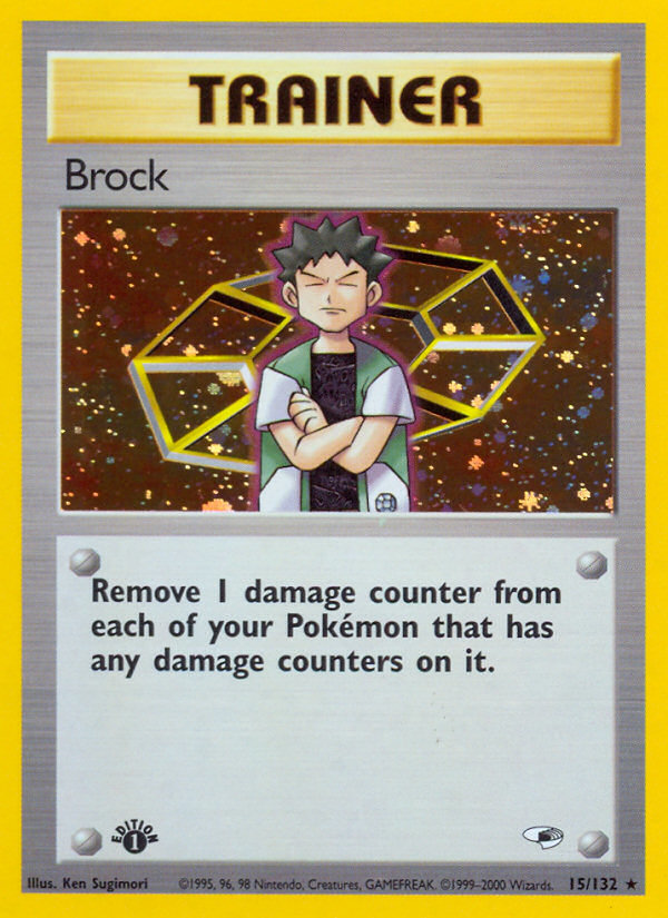 Brock (15/132) [Gym Heroes 1st Edition] | GnG Games