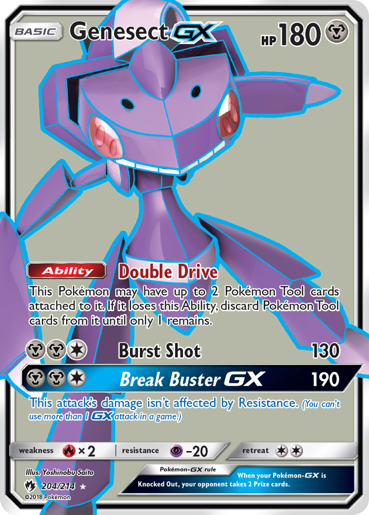 Genesect GX (204/214) [Sun & Moon: Lost Thunder] | GnG Games