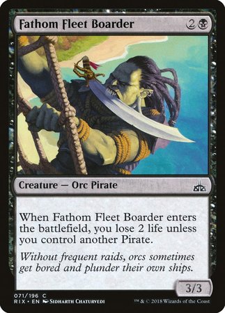 Fathom Fleet Boarder [Rivals of Ixalan] | GnG Games