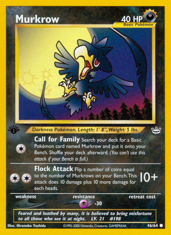 Murkrow (46/64) [Neo Revelation 1st Edition] | GnG Games