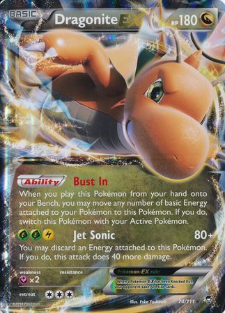 Dragonite EX (74/111) (Jumbo Card) [XY: Furious Fists] | GnG Games