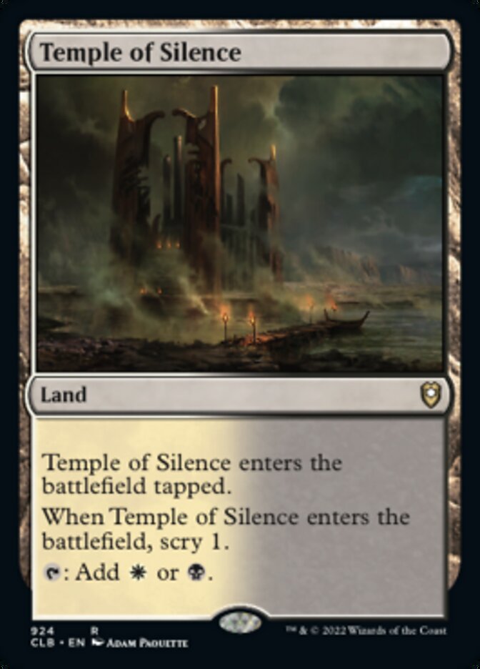 Temple of Silence [Commander Legends: Battle for Baldur's Gate] | GnG Games