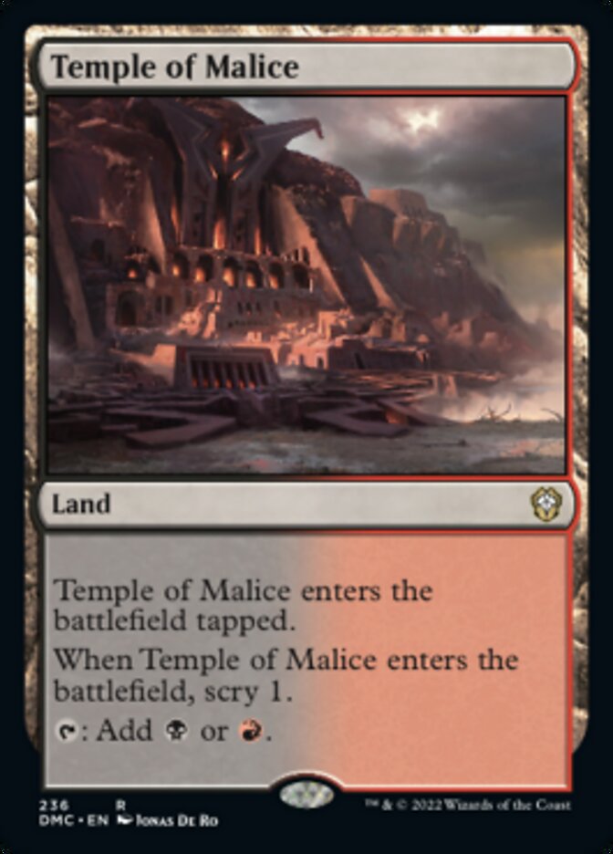 Temple of Malice [Dominaria United Commander] | GnG Games