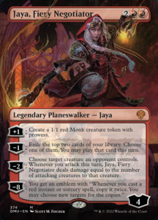 Jaya, Fiery Negotiator (Borderless) [Dominaria United] | GnG Games