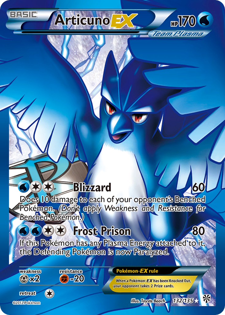 Articuno EX (132/135) [Black & White: Plasma Storm] | GnG Games