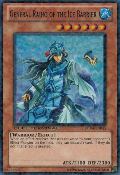 General Raiho of the Ice Barrier [DT04-EN035] Super Rare | GnG Games