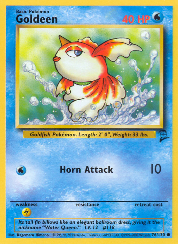 Goldeen (76/130) [Base Set 2] | GnG Games