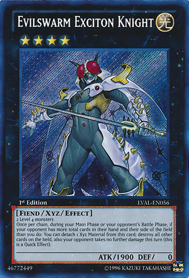 Evilswarm Exciton Knight [LVAL-EN056] Secret Rare | GnG Games