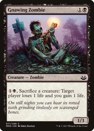 Gnawing Zombie [Modern Masters 2017] | GnG Games