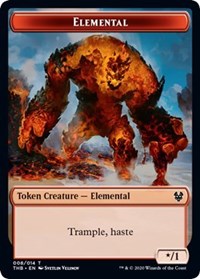 Elemental // Satyr Double-sided Token [Theros Beyond Death Tokens] | GnG Games