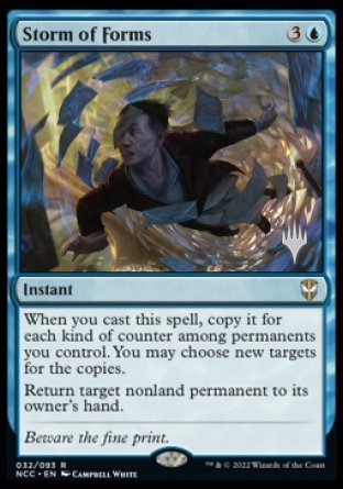 Storm of Forms (Promo Pack) [Streets of New Capenna Commander Promos] | GnG Games