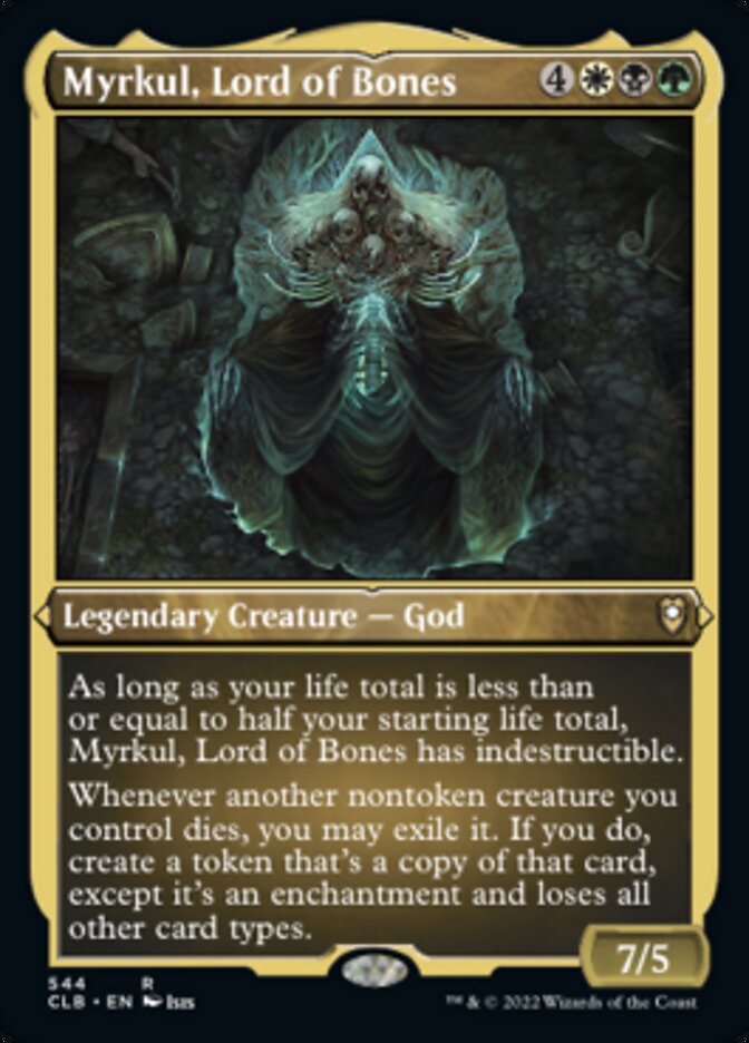 Myrkul, Lord of Bones (Foil Etched) [Commander Legends: Battle for Baldur's Gate] | GnG Games