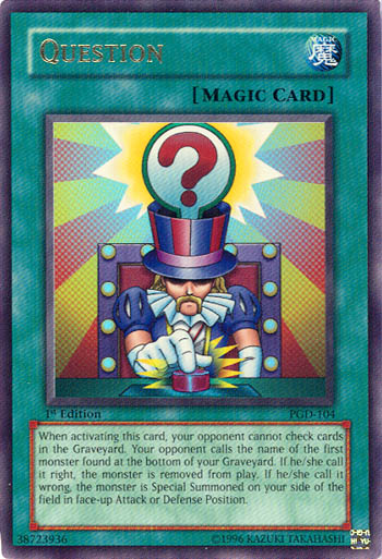 Question [PGD-104] Ultra Rare | GnG Games
