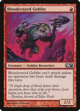 Bloodcrazed Goblin [Magic 2011] | GnG Games