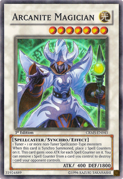 Arcanite Magician [CRMS-EN043] Super Rare | GnG Games