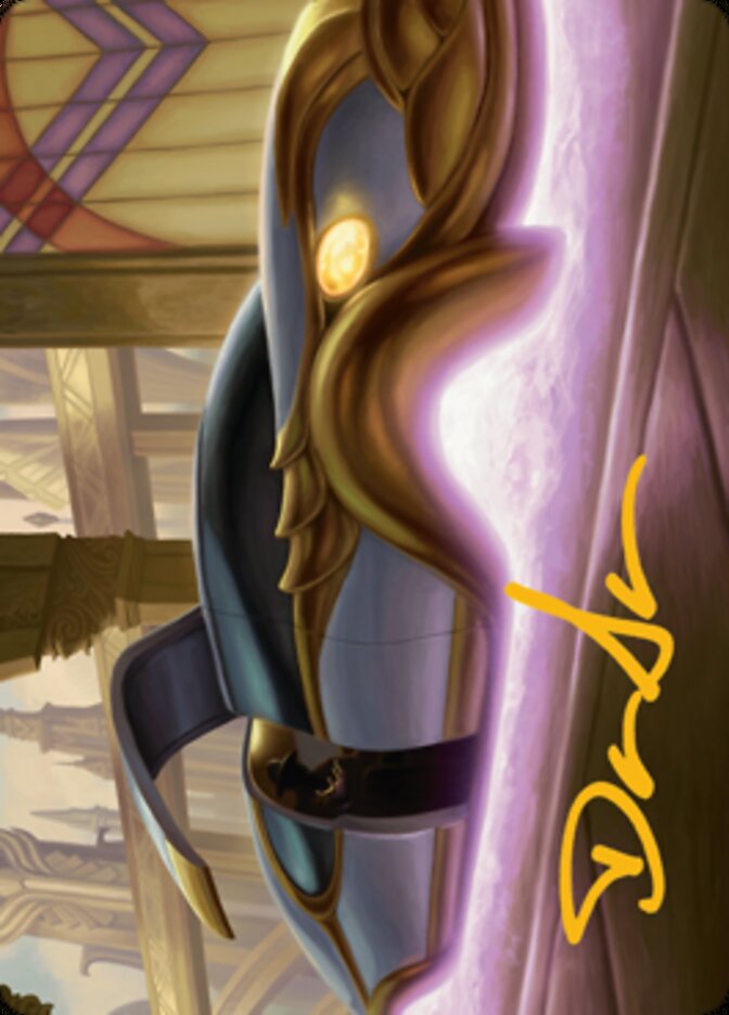 Mysterious Limousine Art Card (Gold-Stamped Signature) [Streets of New Capenna Art Series] | GnG Games