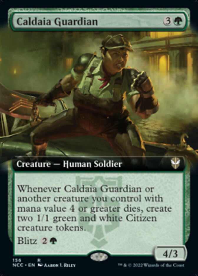 Caldaia Guardian (Extended Art) [Streets of New Capenna Commander] | GnG Games