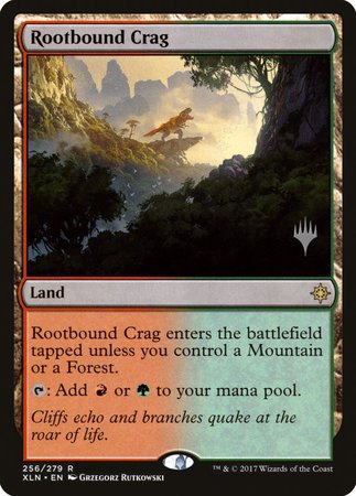 Rootbound Crag [Ixalan Promos] | GnG Games