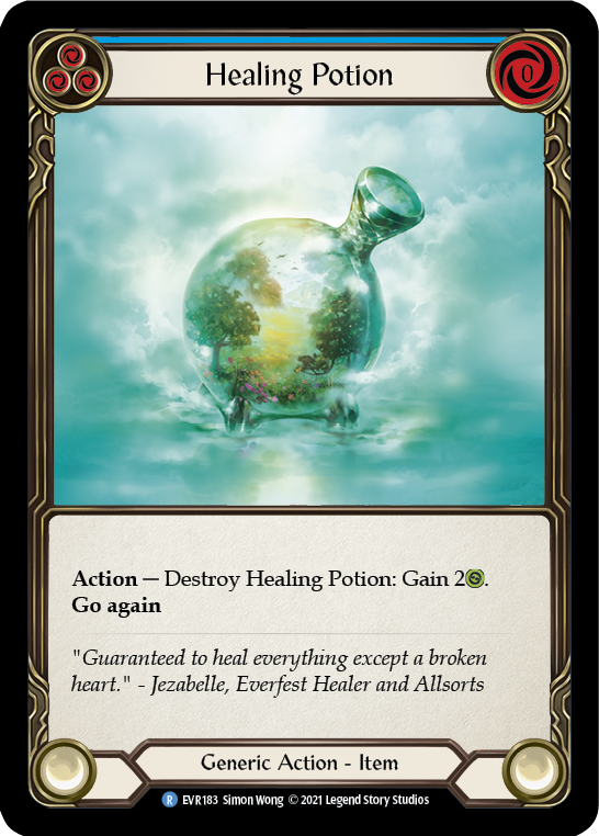 Healing Potion [EVR183] (Everfest)  1st Edition Cold Foil | GnG Games