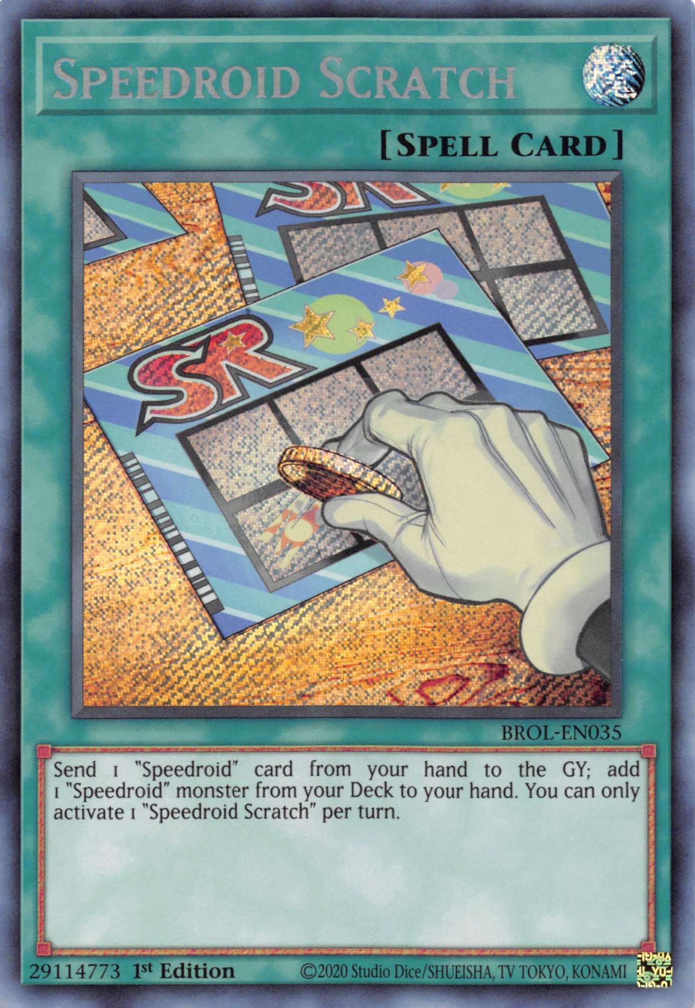Speedroid Scratch [BROL-EN035] Secret Rare | GnG Games