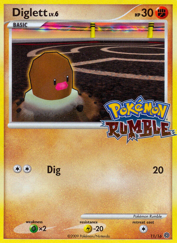 Diglett (11/16) [Pokémon Rumble] | GnG Games